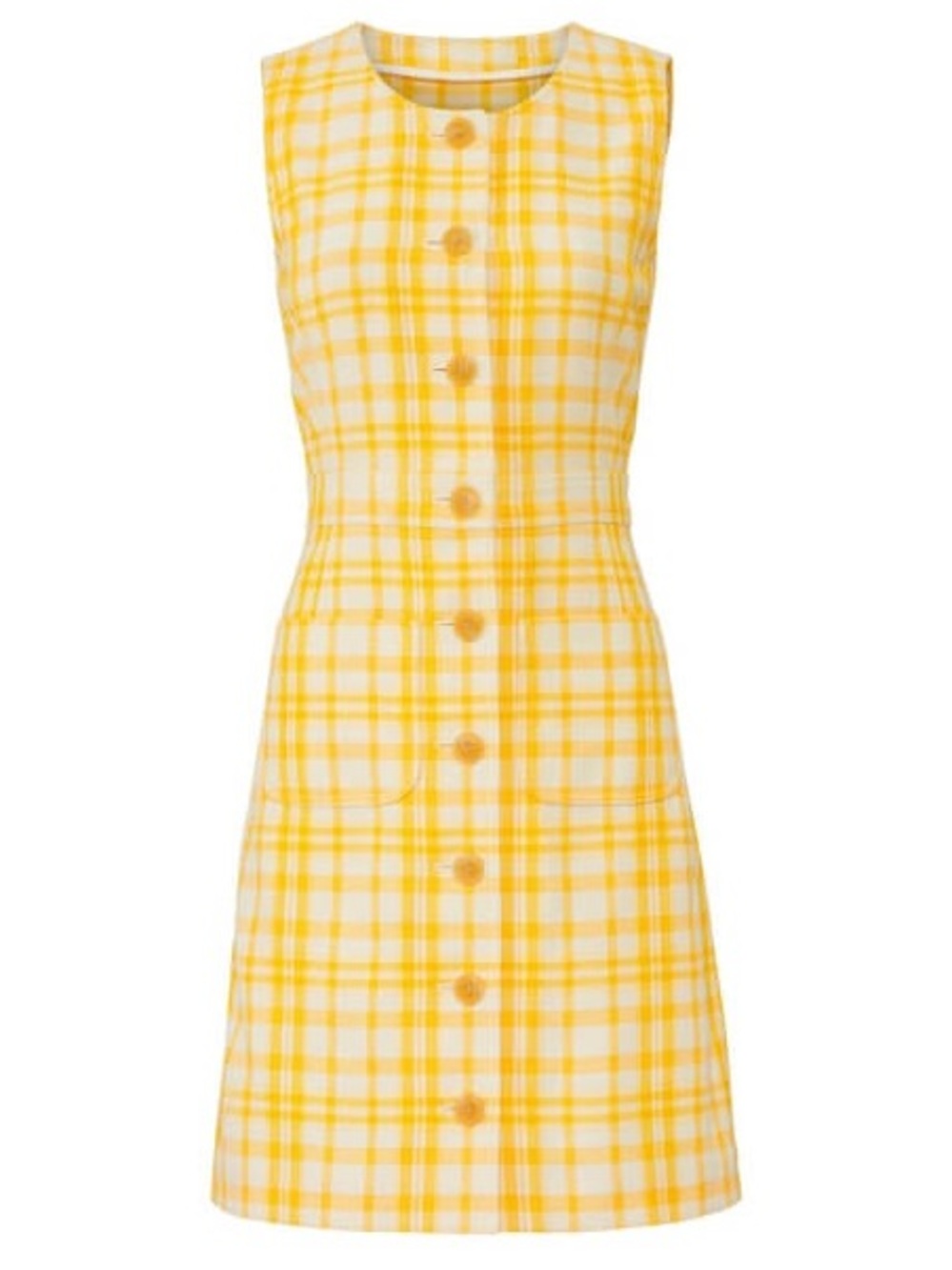 Tory Burch Plaid Print Jacquard Shift Dress